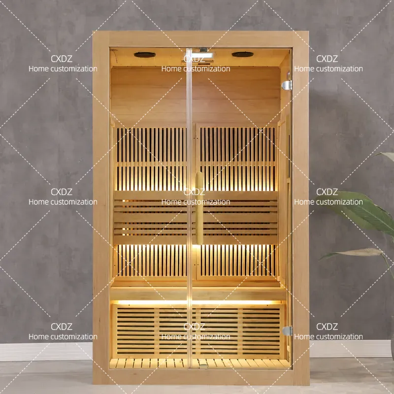 Home Bathroom With Sauna - Far Infrared Graphene Steam Room Dry