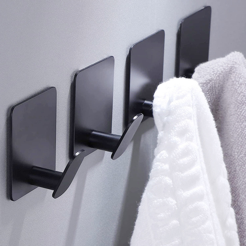 Robe Hook Adhesive - 4/1pcs Stainless Steel Bathroom Robe Hooks