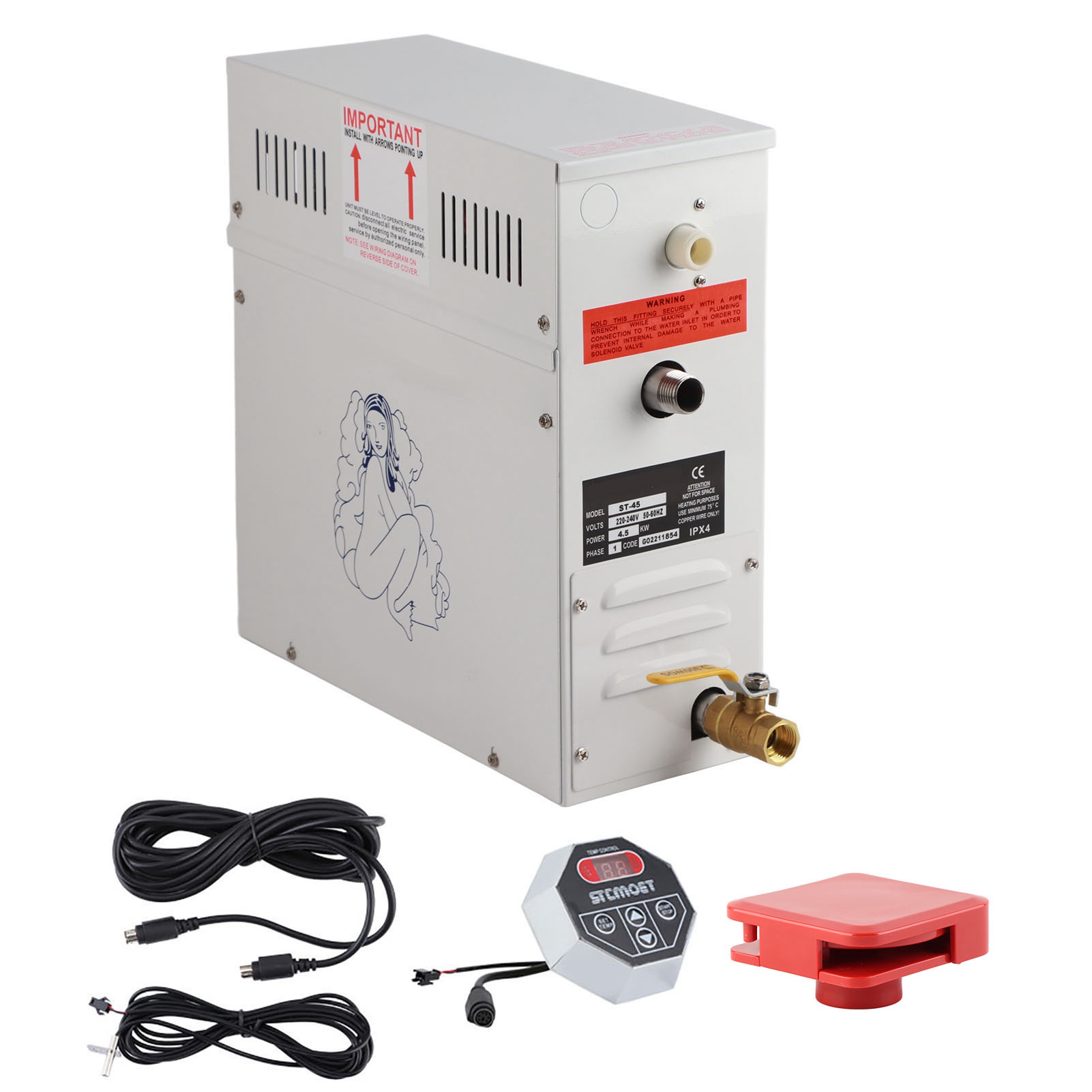 Home Bathroom With Sauna - 4.5KW 220V Steam Generator Shower Sauna