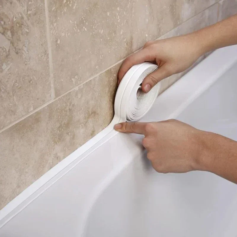 1 Roll Caulking Tape Waterproo - Home Bathroom Pictures ulasan dan harga