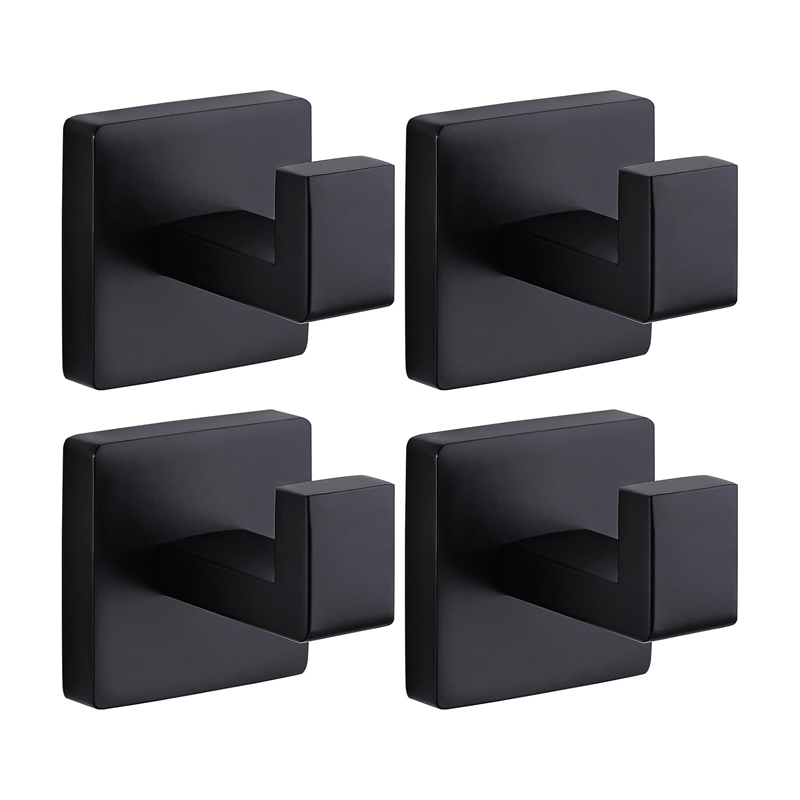 Matte Black Towel Hook Stainle - Robe Hook Adhesive ulasan dan harga