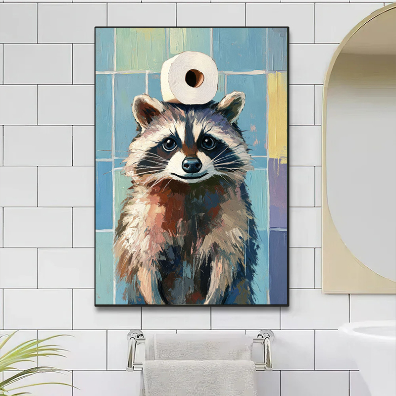 1pc frameless Toilet Paper Ani - Home Bathroom Pictures ulasan dan harga