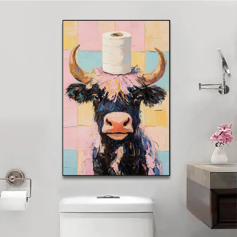 1pc frameless Toilet Paper Ani - Home Bathroom Pictures ulasan dan harga