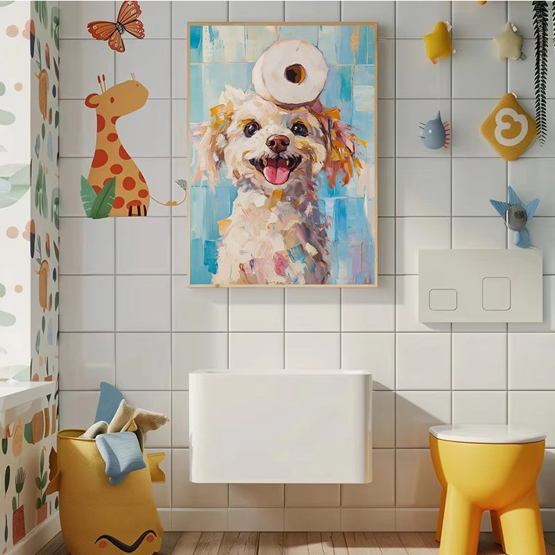 1pc frameless Toilet Paper Ani - Home Bathroom Pictures ulasan dan harga