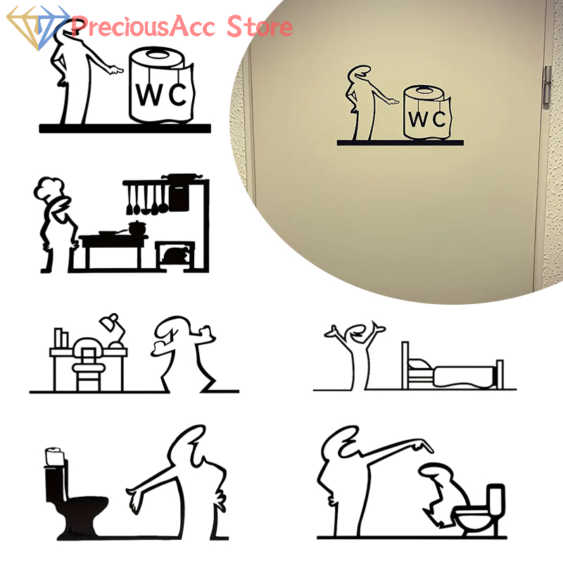 La Linea Minimalist Line Art S - Home Bathroom Door Design ulasan dan harga