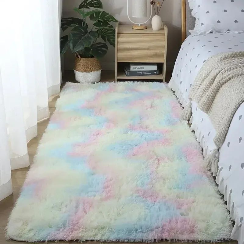 VIKAMA Non-slip Plush Fluffy R - Home Bathroom Rugs ulasan dan harga