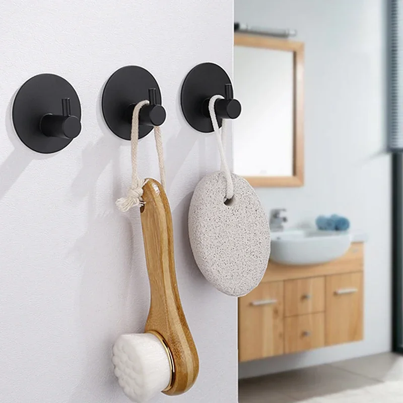 2pcs Self Adhesive Bathroom Ro - Robe Hook Adhesive ulasan dan harga