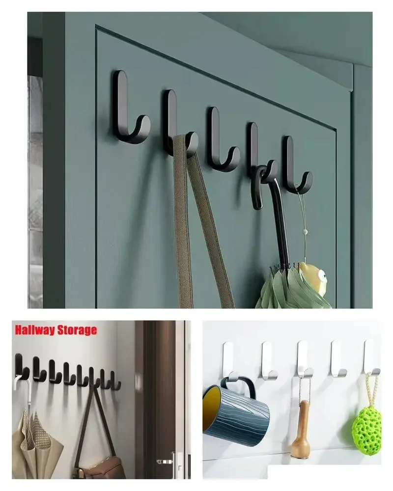 6Pcs Self Adhesive Single Robe - Robe Hook Adhesive ulasan dan harga