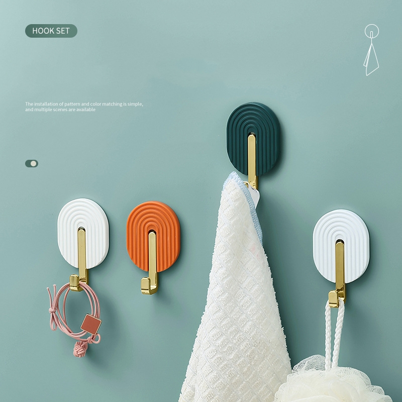 2PCS Wall Plastic Self-Adhesiv - Robe Hook Adhesive ulasan dan harga
