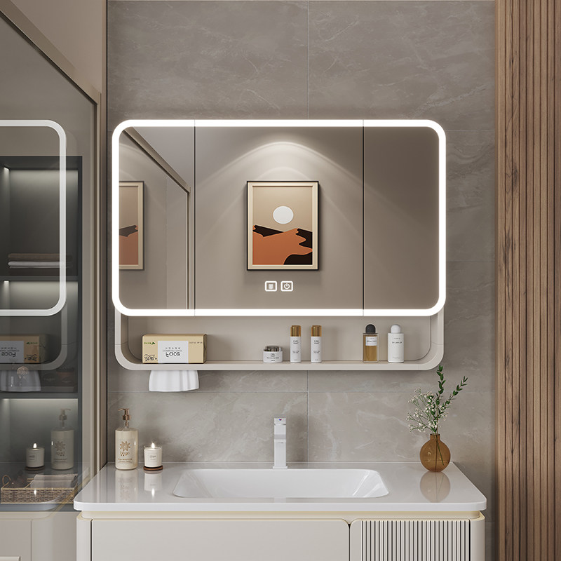 Organizer Mirror Bathroom Cabi - Home Bathroom Furniture ulasan dan harga