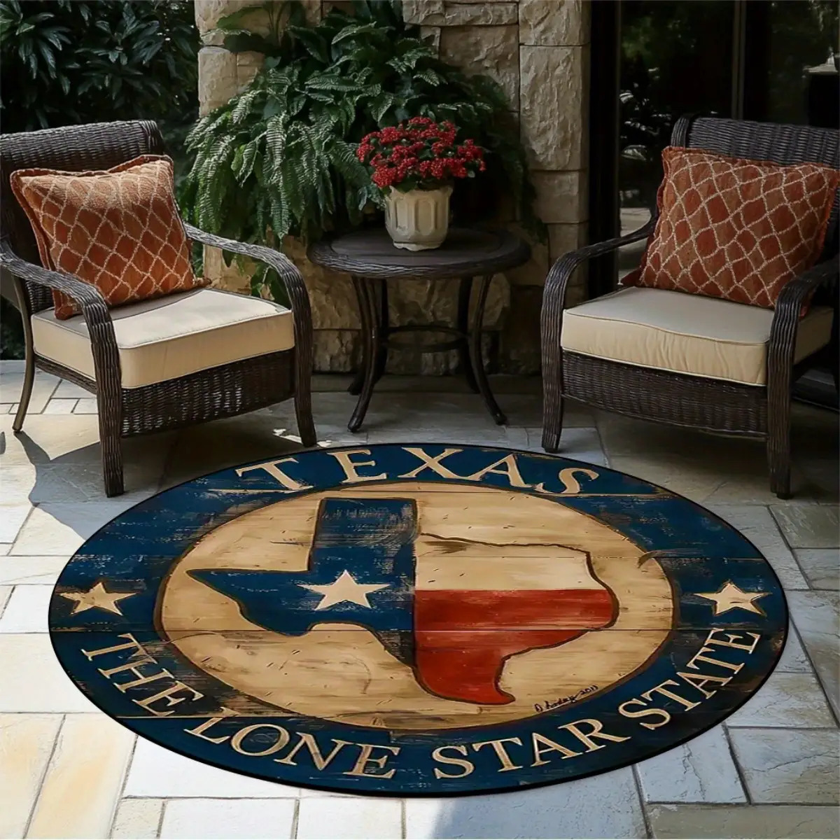 Texas Lone Star Western Floor  - Home Bathroom Door Design ulasan dan harga