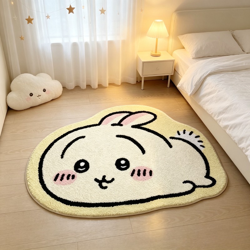 -Chiikawa！！！ Cartoon Rug Anime - Home Bathroom Rugs ulasan dan harga
