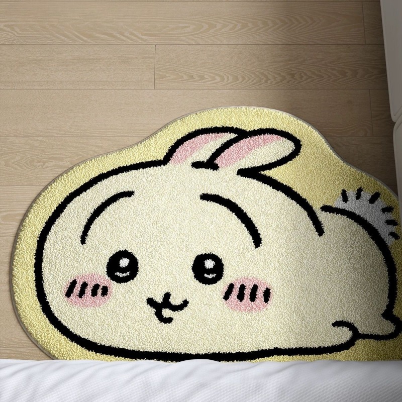-Chiikawa！！！ Cartoon Rug Anime - Home Bathroom Rugs ulasan dan harga