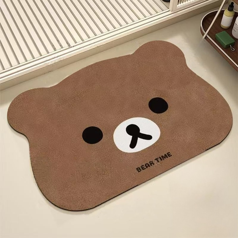 Rilakkuma floor mat Creative a - Home Bathroom Rugs ulasan dan harga