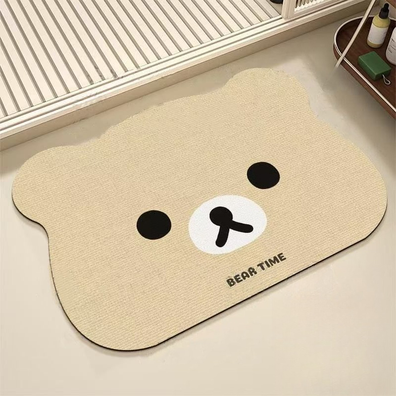 Rilakkuma floor mat Creative a - Home Bathroom Rugs ulasan dan harga