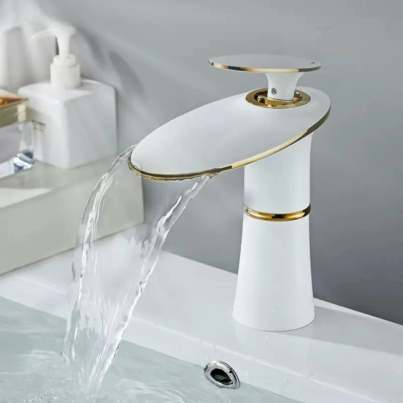 Waterfall Basin Faucet White G - Home Hardware Bathroom Faucets ulasan dan harga