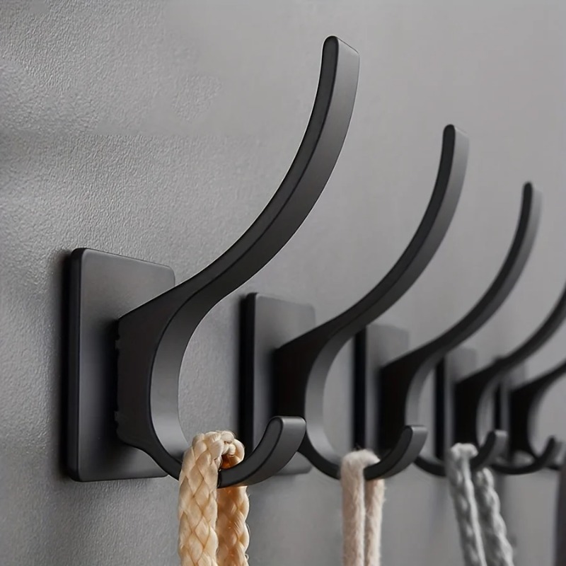 2/4pcs Adhesive Wall Hooks Hea - Robe Hook Adhesive ulasan dan harga