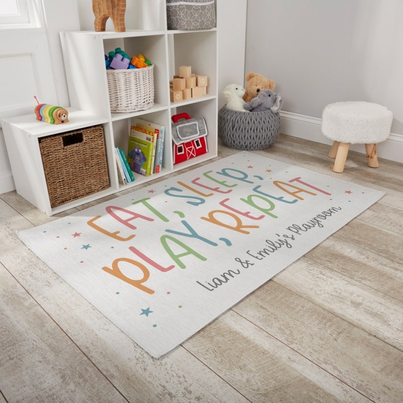 Custom Rug Play Mat With Name  - Home Bathroom Name ulasan dan harga