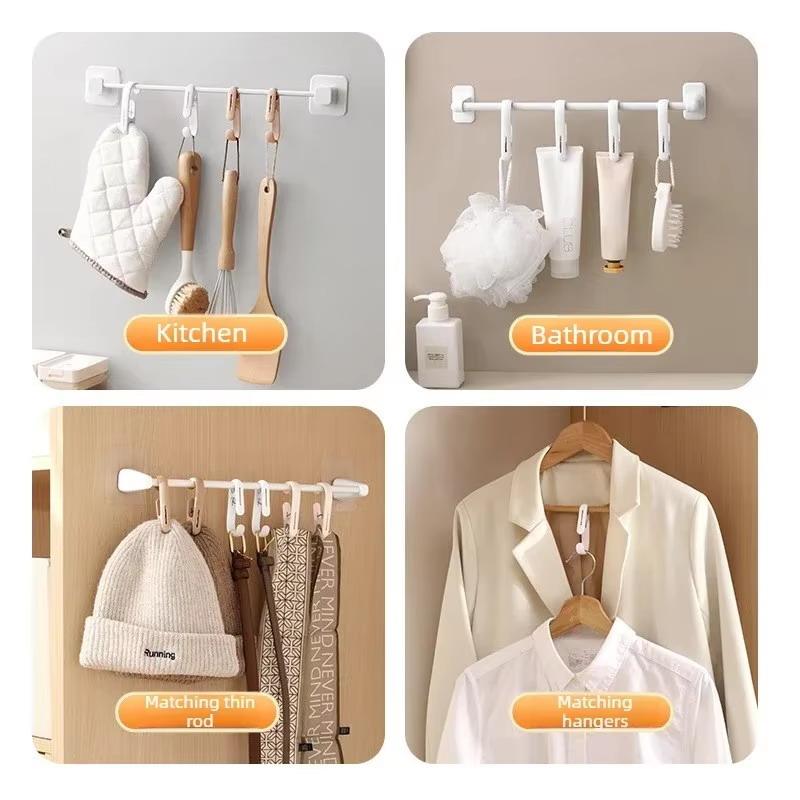 10pcs Multi-Purpose Hanging Cl - Home Bathroom Supplies ulasan dan harga