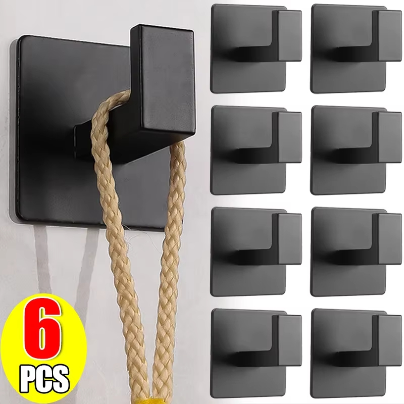 1/6Pcs Strong Self-Adhesive Wa - Robe Hook Adhesive ulasan dan harga