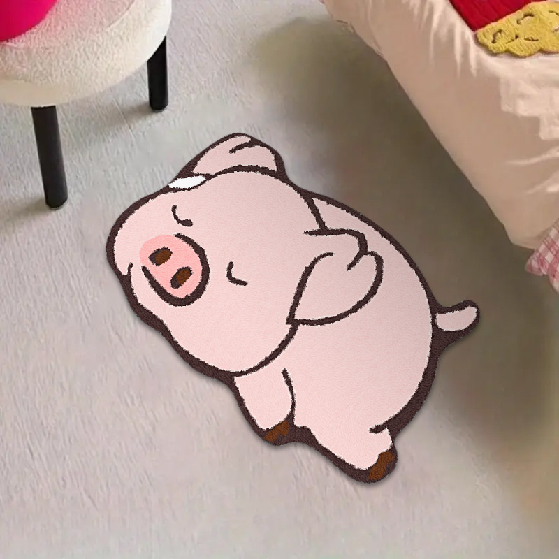 VIKAMA Cute Pink Pig Design Ca - Home Bathroom Door Design ulasan dan harga