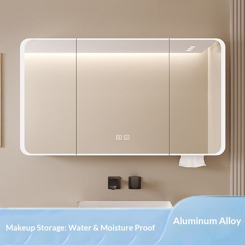 LED Smart Bathroom Mirror Cabi - Home Bathroom Furniture ulasan dan harga