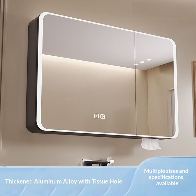 LED Smart Bathroom Mirror Cabi - Home Bathroom Furniture ulasan dan harga