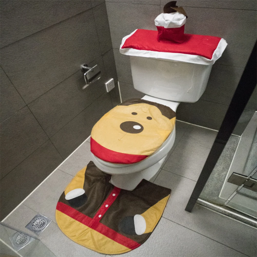 2026 Cute Christmas Toilet Sea - Home Bathroom Supplies ulasan dan harga