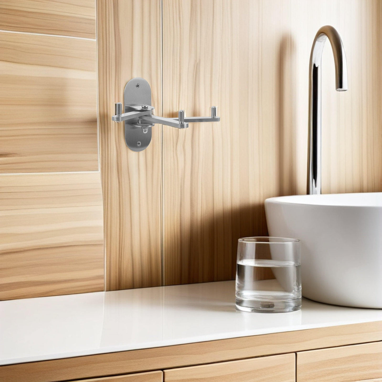 Stainless Steel Swivel Towel H - Robe Hook Adhesive ulasan dan harga