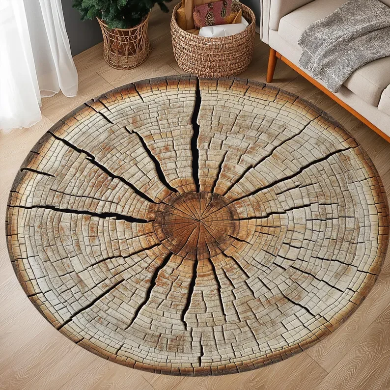 Natural Woodland Charm Tree Ri - Home Bathroom Door Design ulasan dan harga