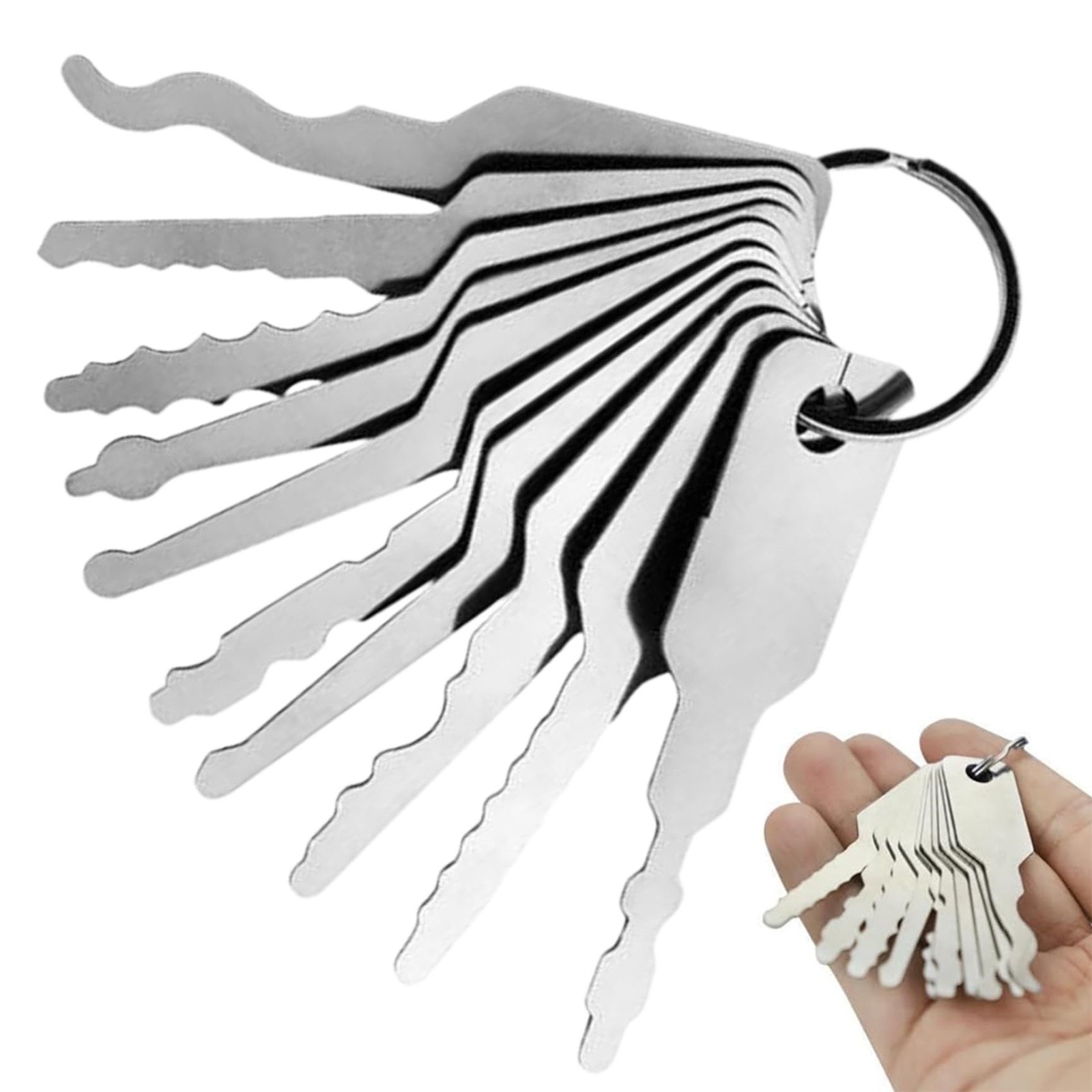 10pcs/Lot Uncut Key Blanks Loc - Home Bathroom Supplies ulasan dan harga