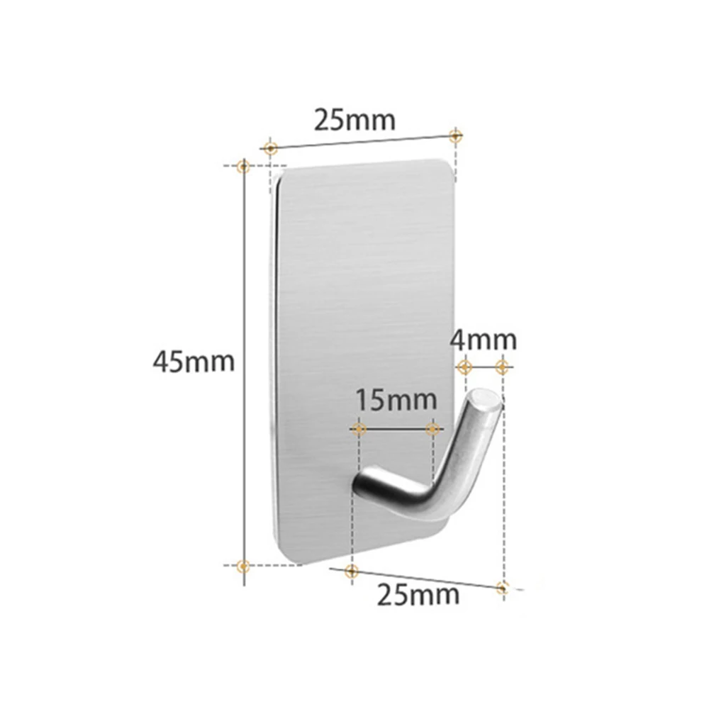 1-10Pcs Self Adhesive Hook Sta - Robe Hook Adhesive ulasan dan harga