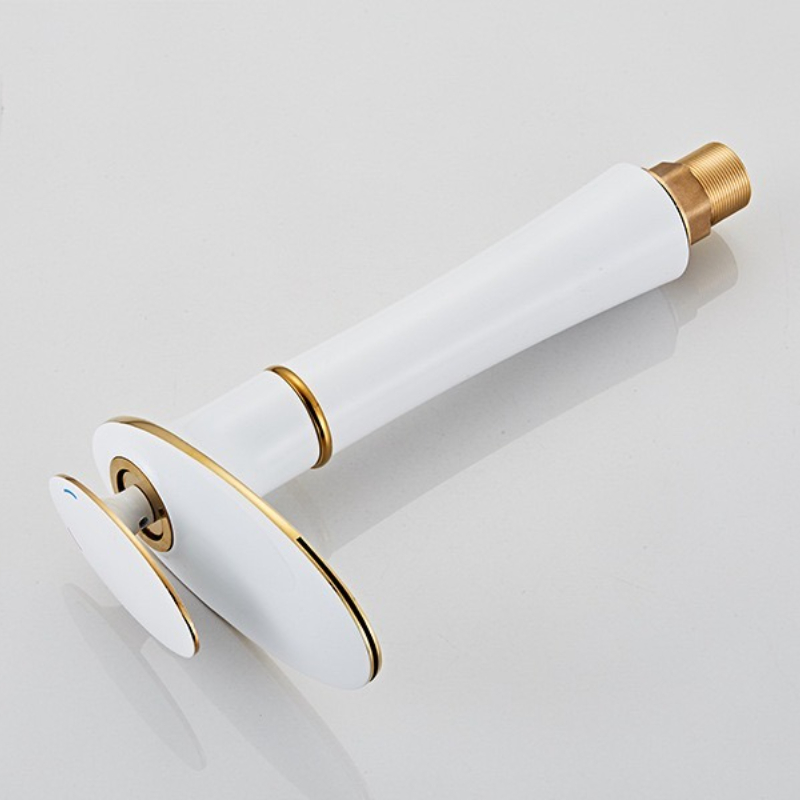 White/Black Gold Waterfall Bas - Home Hardware Bathroom Faucets ulasan dan harga