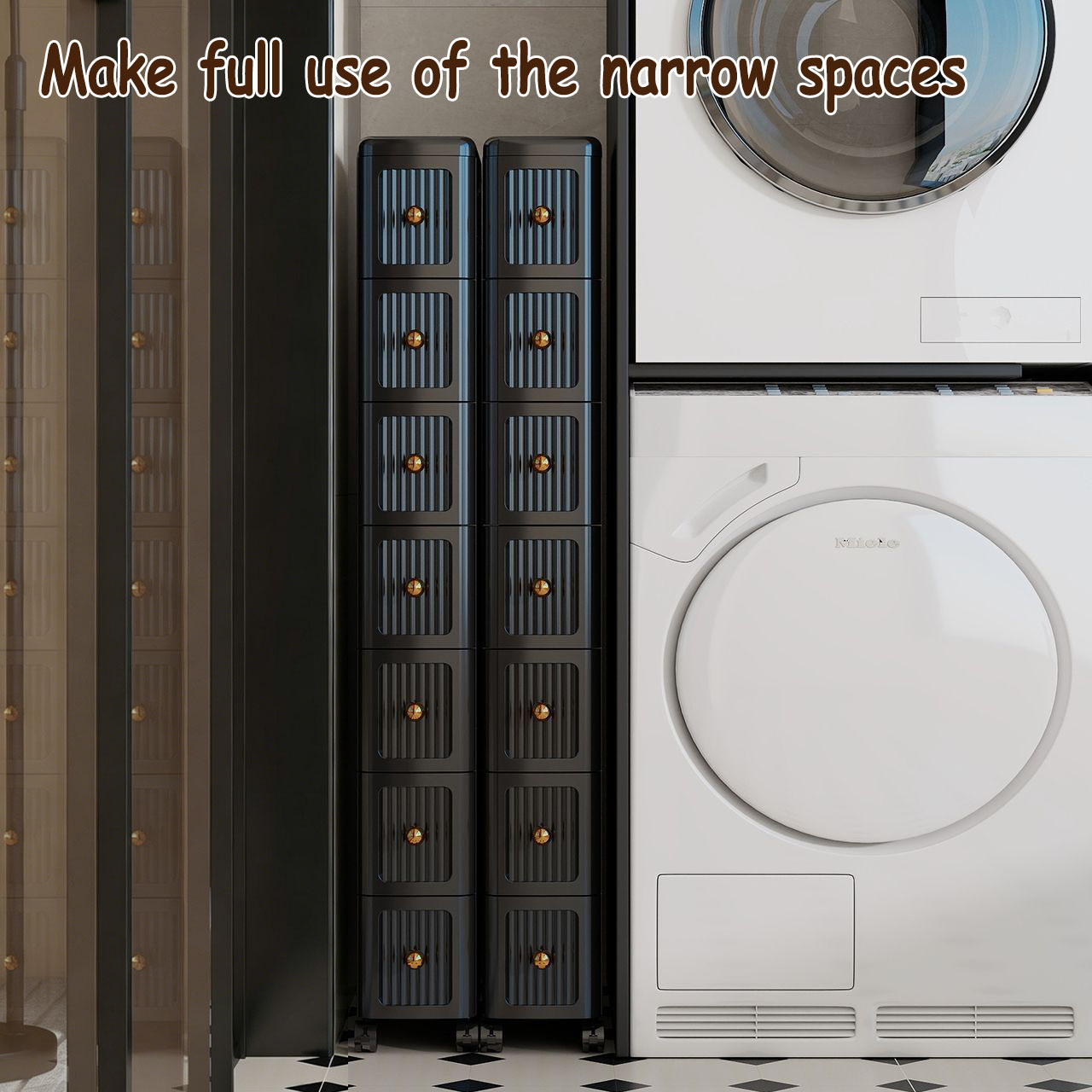 15CM Narrow Gap Drawer Storage - Home Bathroom Furniture ulasan dan harga