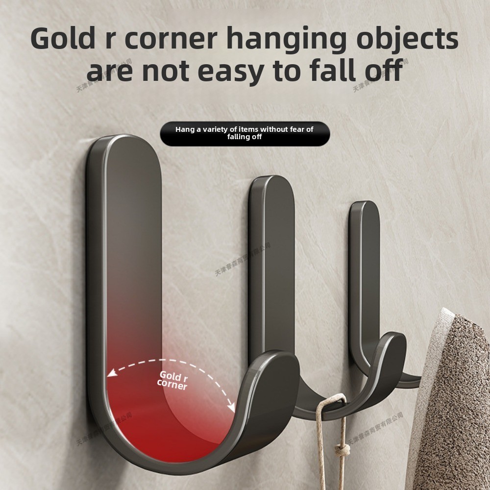 Punch-Free Adhesive Wall Hook  - Robe Hook Adhesive ulasan dan harga