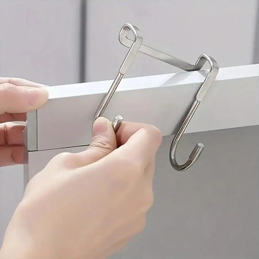 1/5pcs Stainless Steel Double  - Home Bathroom Furniture ulasan dan harga