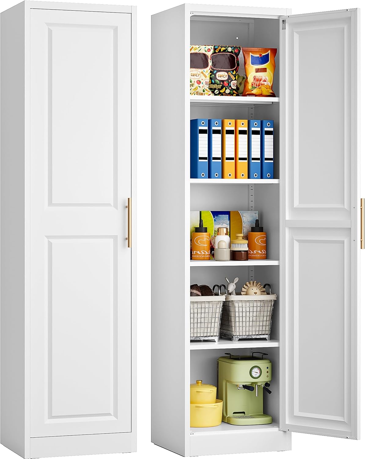 Tall Narrow Storage Cabinet Wi - Home Bathroom Furniture ulasan dan harga