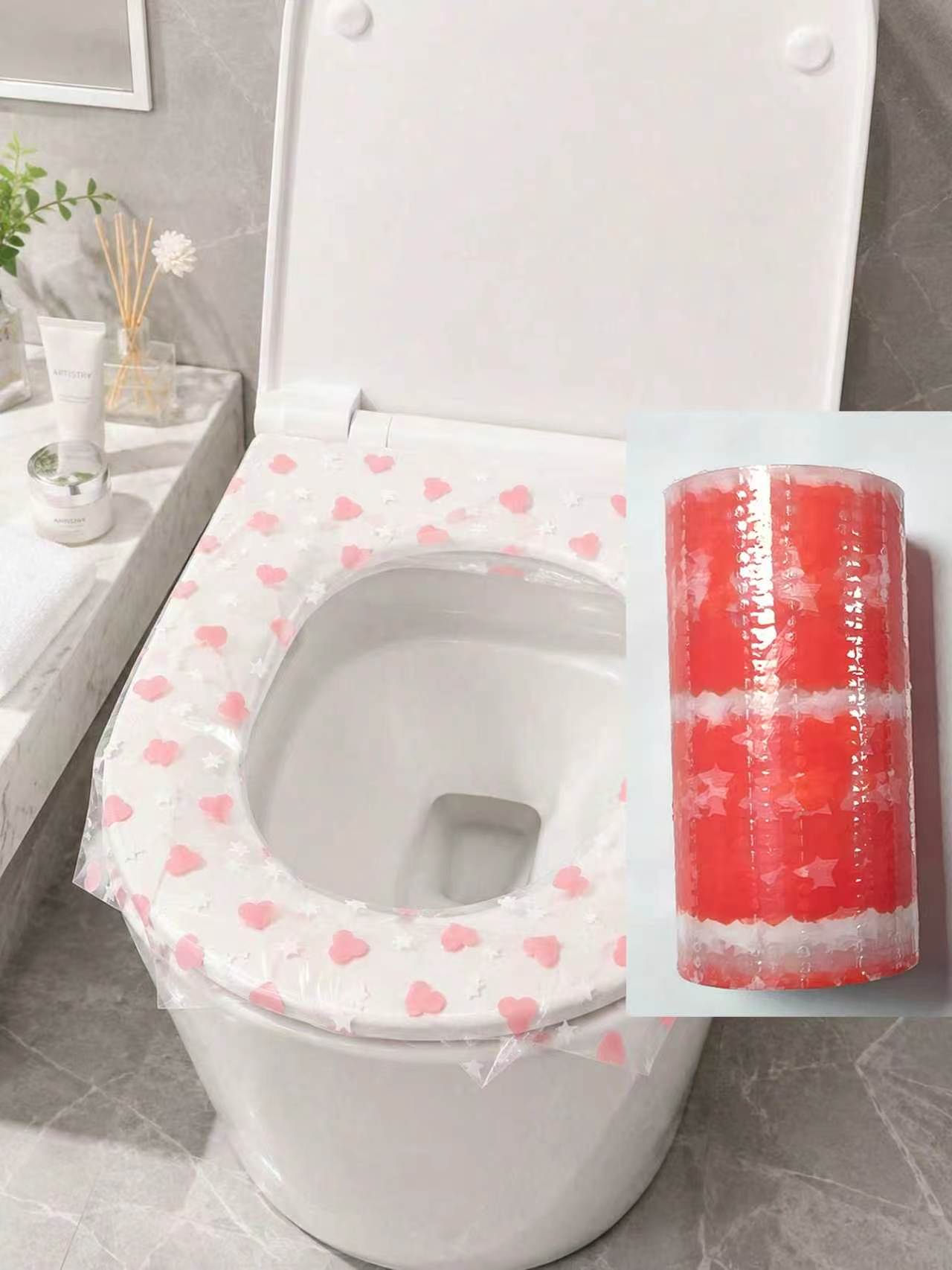 133pcs/roll disposable toilet  - Home Bathroom Supplies ulasan dan harga
