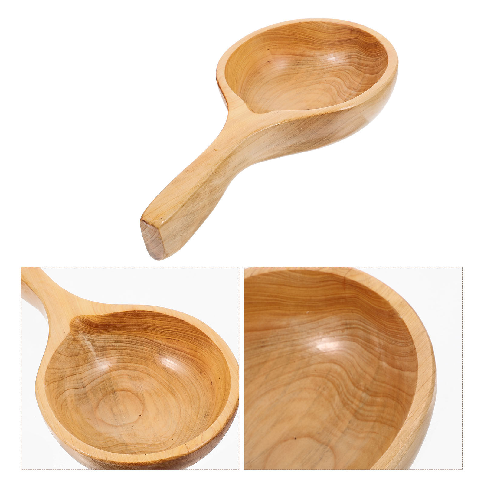 Wood Ladle Water Scoop for Kit - Home Bathroom With Sauna ulasan dan harga