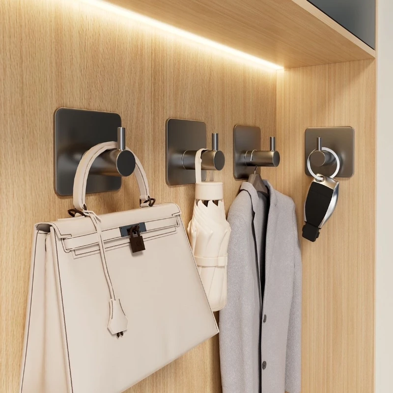 1-5pcs Self Adhesive Bathroom  - Robe Hook Adhesive ulasan dan harga