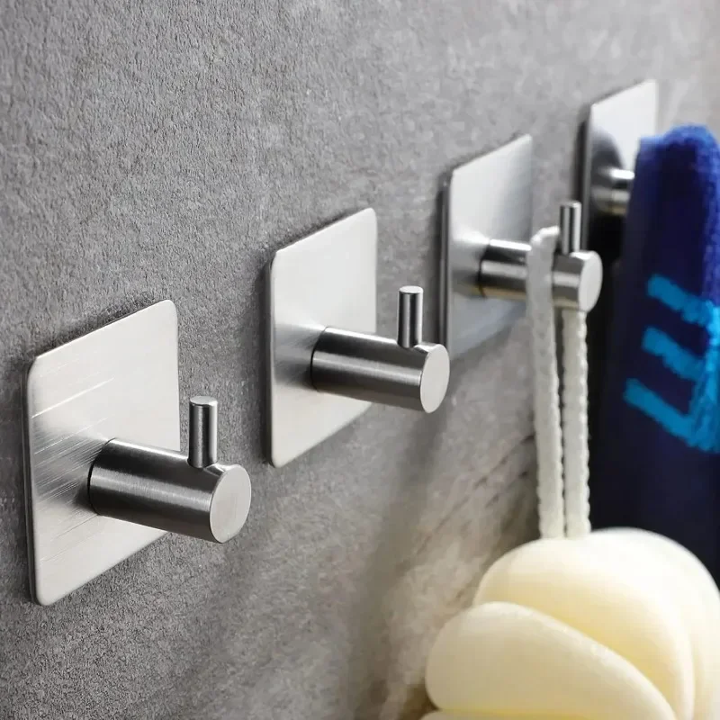 1-5pcs Self Adhesive Bathroom  - Robe Hook Adhesive ulasan dan harga
