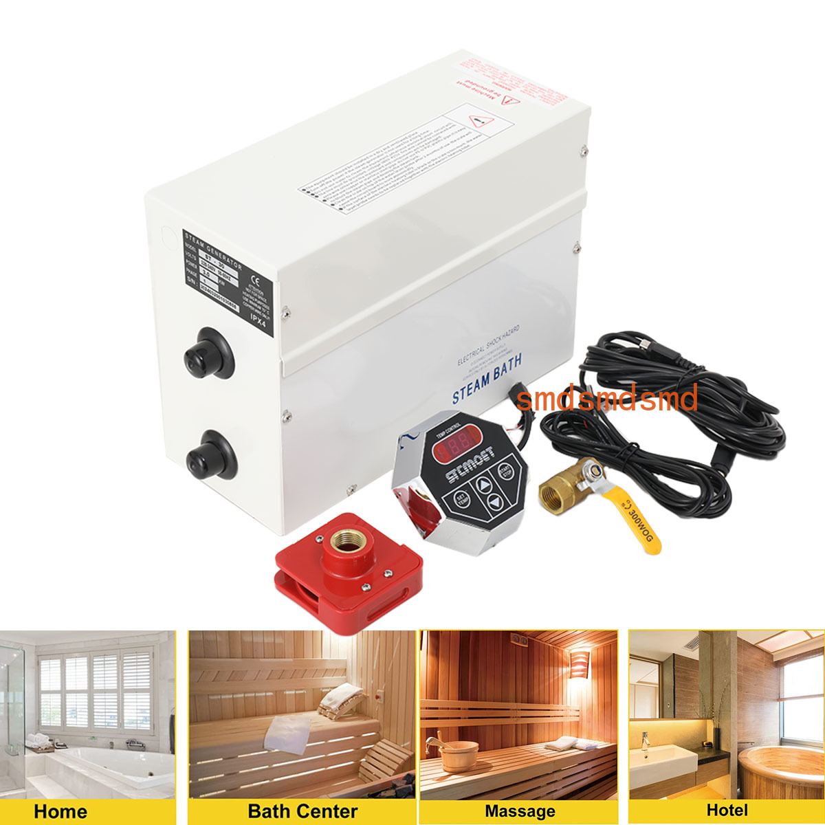 3KW Steam Generator Home Steam - Home Bathroom With Sauna ulasan dan harga