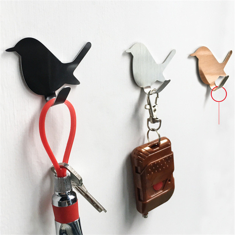 2Pcs Self Adhesive Hooks Bird  - Robe Hook Adhesive ulasan dan harga