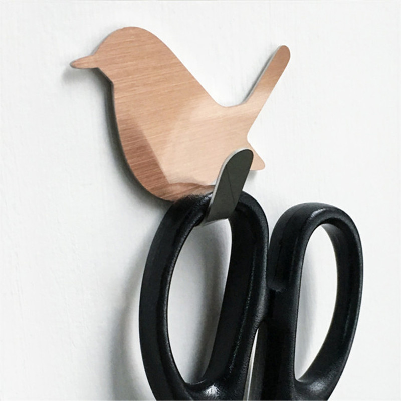 2Pcs Self Adhesive Hooks Bird  - Robe Hook Adhesive ulasan dan harga