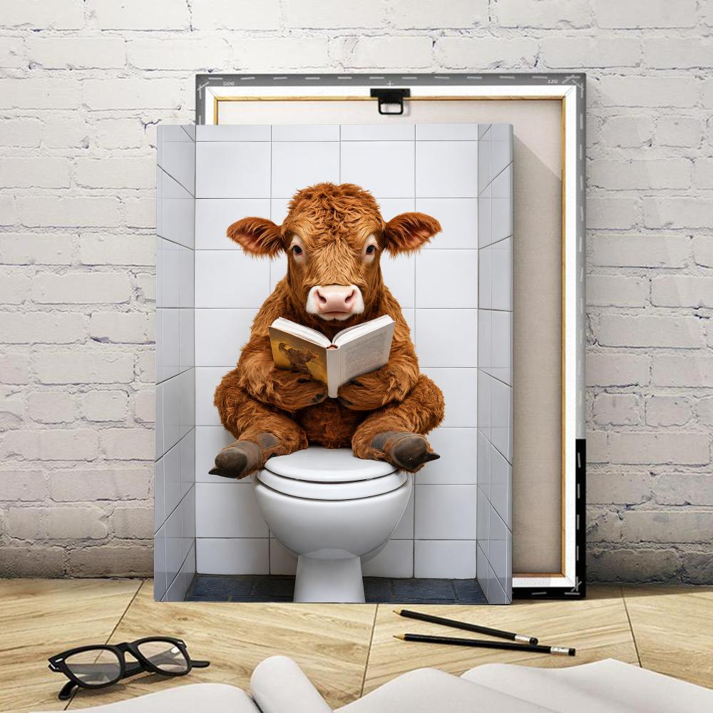 Bathroom Cat Reading On Toilet - Home Bathroom Toilet ulasan dan harga
