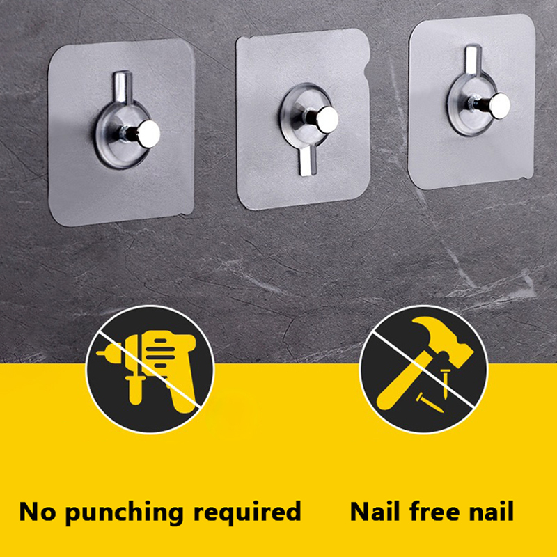 Strong Adhesive Hooks Picture  - Robe Hook Adhesive ulasan dan harga