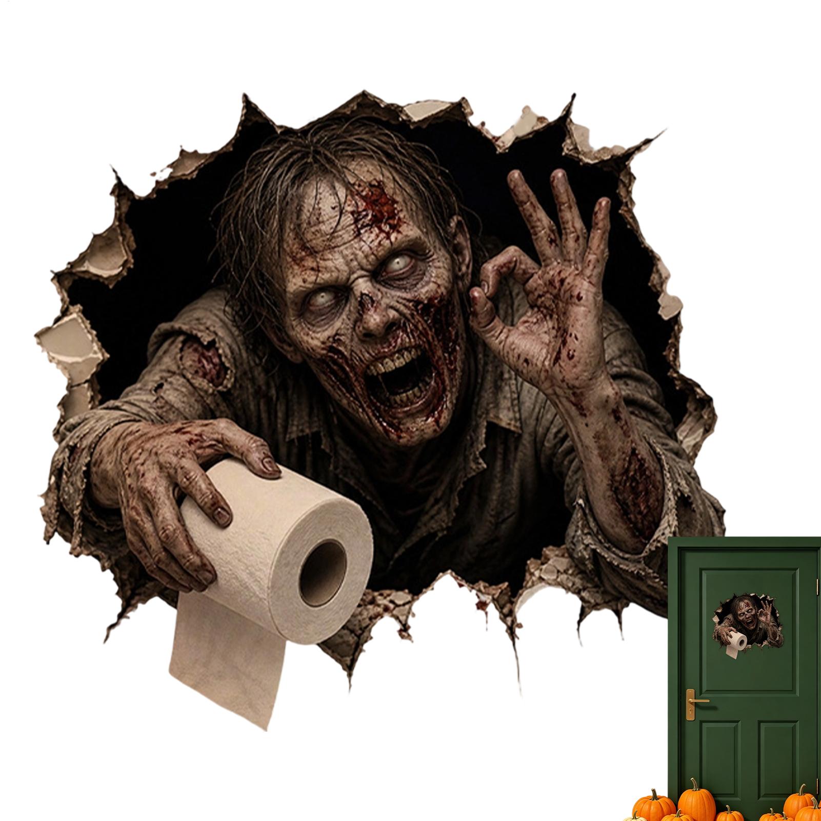 Halloween Toilet Stickers Holi - Home Bathroom Break ulasan dan harga