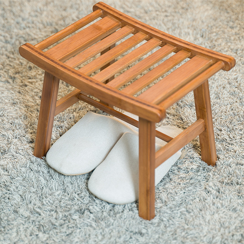 1PC Bamboo Shower Bench Non Sl - Home Bathroom With Sauna ulasan dan harga