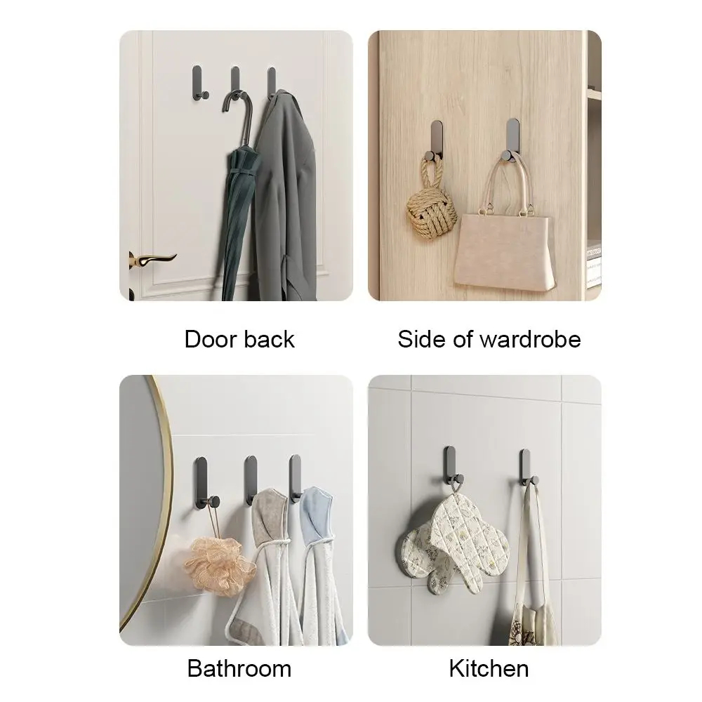2-6Pcs Stainless Steel Bathroo - Robe Hook Adhesive ulasan dan harga